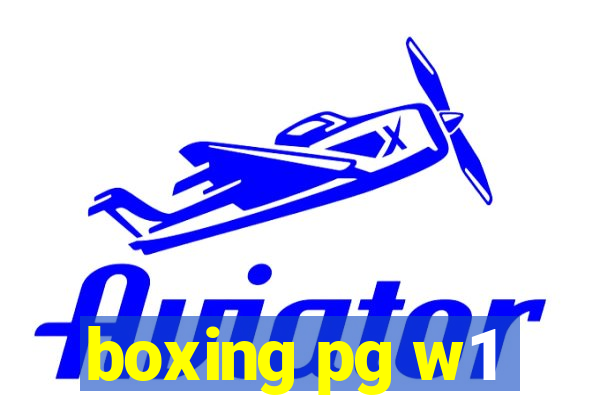 boxing pg w1